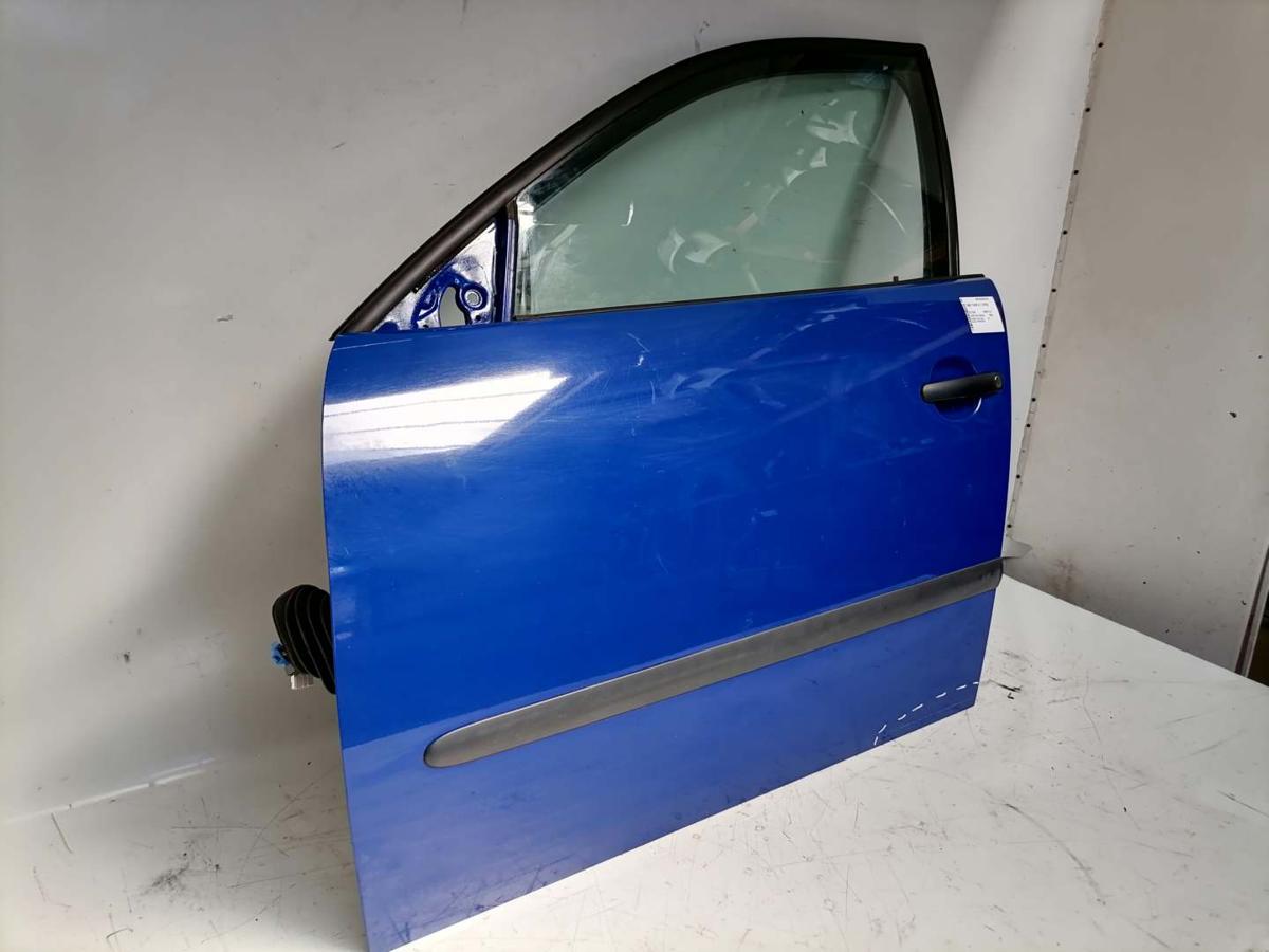 Seat Ibiza 6L original Tür vorn links LS5G Azul Swing Blue 5-Türer Bj.2003